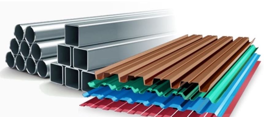 Steel pipes, square tubes and colour roofing sheets